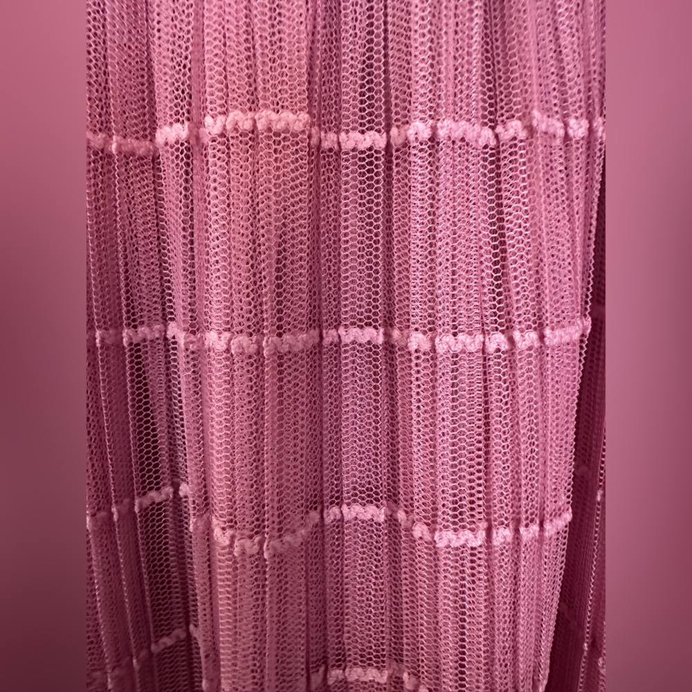 On 34th Tulle Mauve Orchid A-Line Midi Skirt Plus Size 1X - Picture 4 of 9